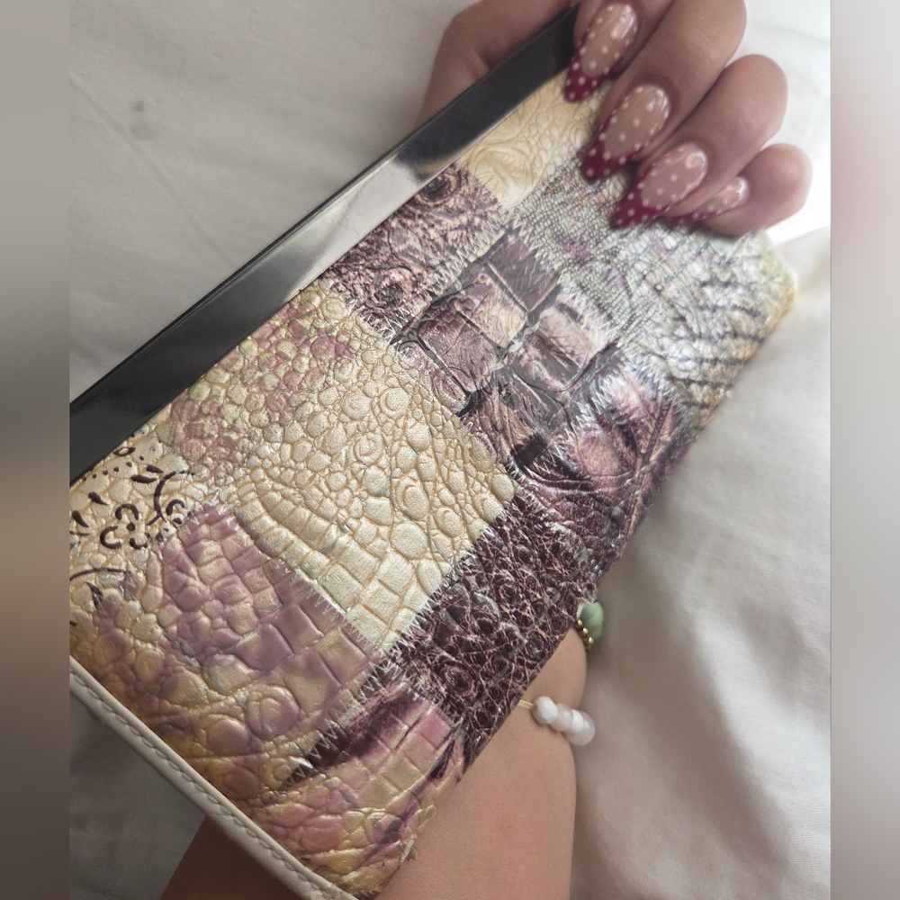 Source Unknown Multicolor Patchwork Clutch - image 5